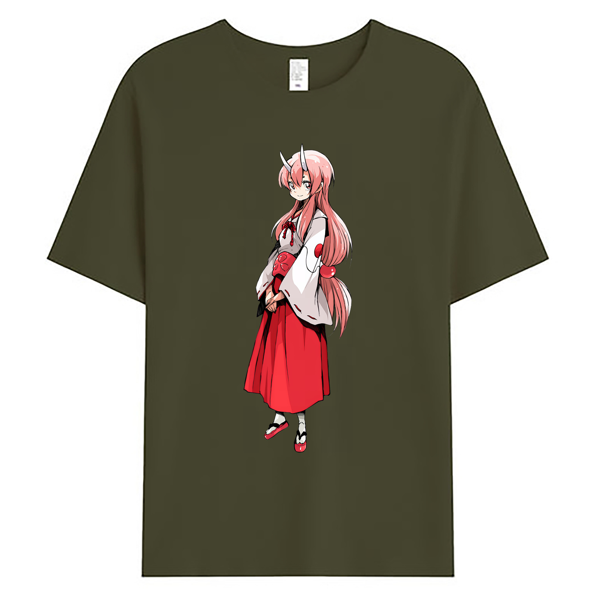 （画像用） 転スラ Regarding Reincarnated to Slime 綿100％ メンズ半袖Tシャツ｜肌触りやわらか＆通気性